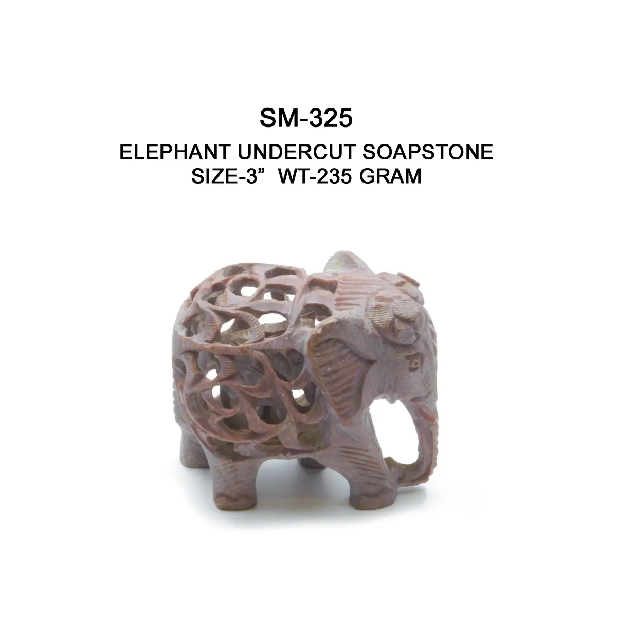 ELEPHANT UNDERCUT SOAPSTONE